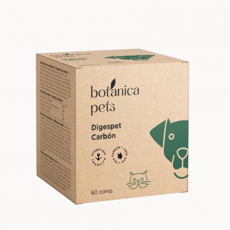 Botanica Pets Digespet Carbón 60 Unidades