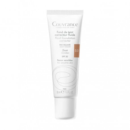Avène Couvrance Fluido 5.0 Dorado SPF 20 30 ml