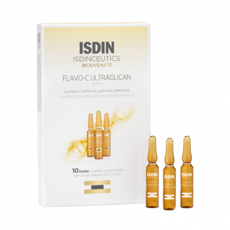 Isdinceutics Flavo-C Ultraglican 10 Ampollas 2 ml