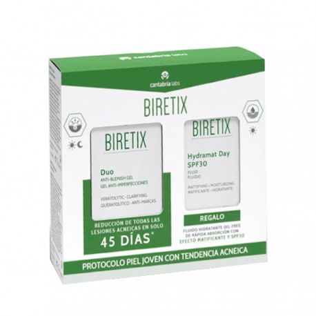 Biretix Duo Gel Anti-Imperfecciones 30 ml + Fluido Hydramat SPF 30 15 ml