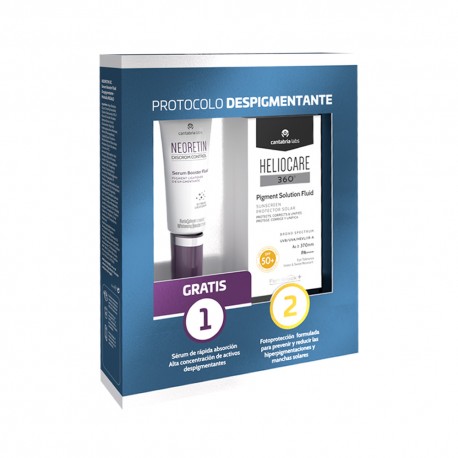 Heliocare 360º SPF 50+ Pigment Solution Fluid 50 ml + Regalo Neoretin 15 ml