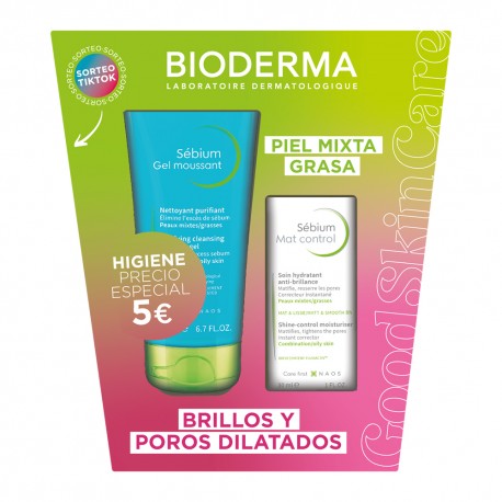 Bioderma Sebium Gel Moussant 200 ml + Mat Control 30 ml