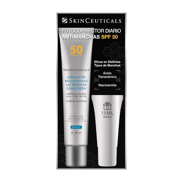 Skinceuticals Advanced Brightening UV Defense SPF 50 40 ml + Regalo Advanced Brightening 15 ml