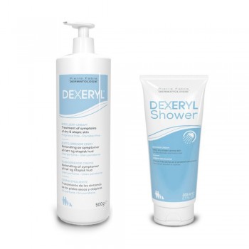 Dexeryl Crema Emoliente 500 ml + Crema de Ducha 200 ml