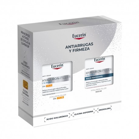 Eucerin Hyaluron-Filler Día FPS 30 50 ml + Noche 50 ml