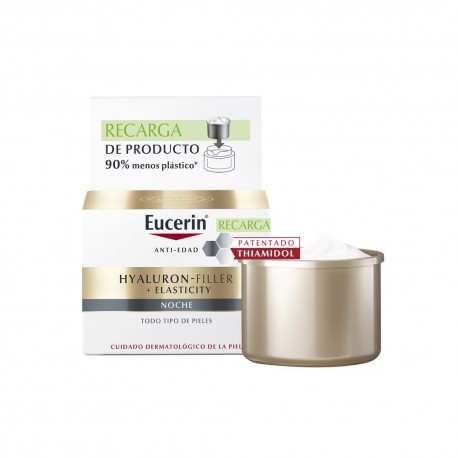 Eucerin Hyaluron-Filler +Elasticity Crema Noche 50 ml Recarga