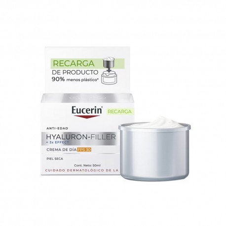 Eucerin Hyaluron-Filler Crema Día FPS 30 Recarga 50 ml
