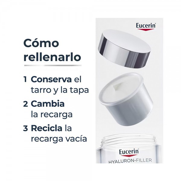 Eucerin Hyaluron-Filler Crema Día FPS 30 Recarga 50 ml