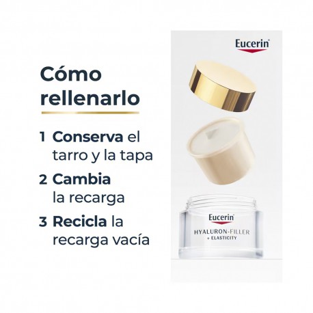 Eucerin Hyaluron-Filler +Elasticity Crema Noche 50 ml + Recarga 50 ml (al 50% dto)