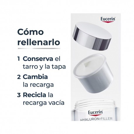 Eucerin Hyaluron-Filler Día FPS 30 50 ml + Noche 50 ml + Recarga Día 50 ml (al 50% dto)