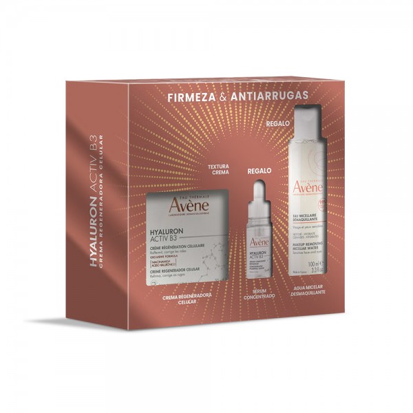 Avène Pack Hyaluron Activ B3 Aqua Gel Crema 50 ml + Regalo Hyaluron Activ B3 Sérum 10 ml + Agua Micelar 100 ml