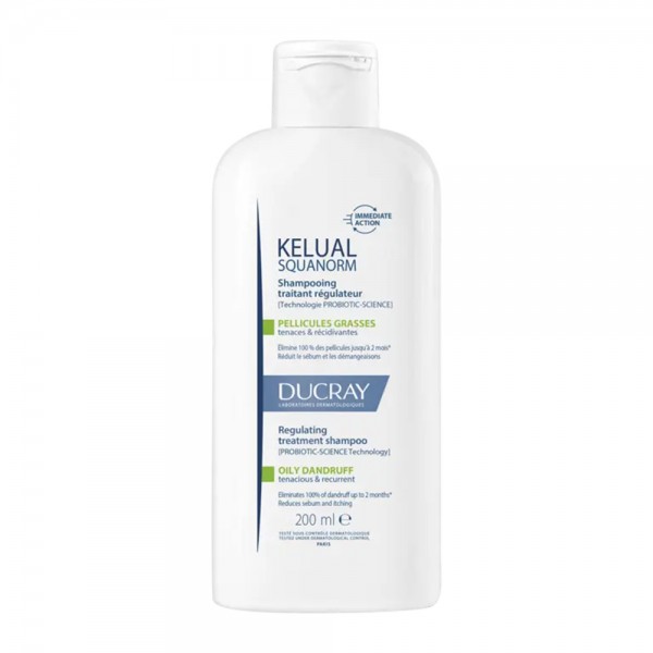 Ducray Champú Squanorm Caspa Grasa 200 ml