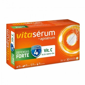 Vitaserum Defensas Forte 30 Comprimidos Efervescentes