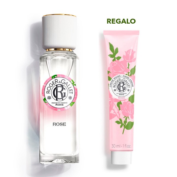 Roger&Gallet Agua Perfumada Rose 30 ml + Regalo Crema de Manos 30 ml