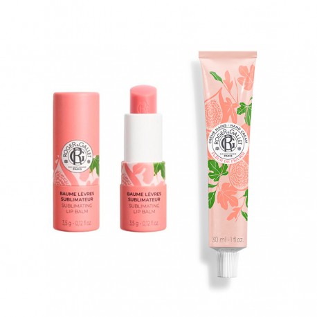 Roger&Gallet Fleur de Figuier Balsamo Labial 3,5g + Crema de Manos 30 ml