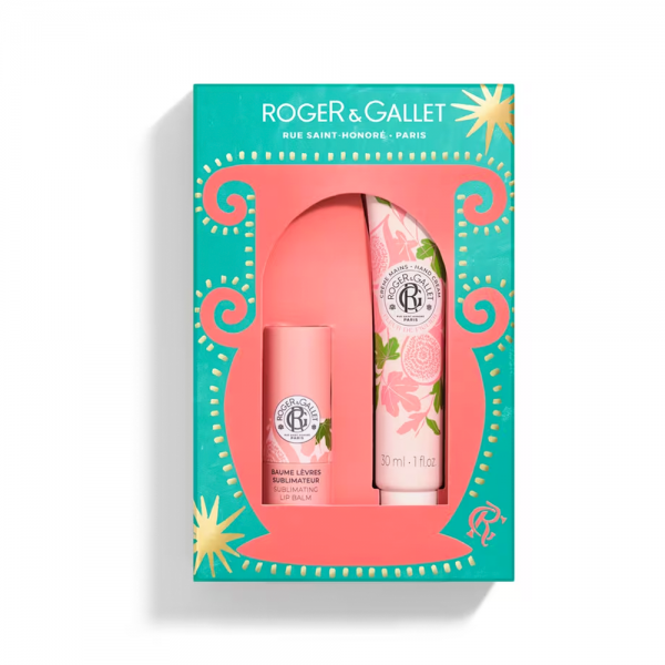 Roger&Gallet Fleur de Figuier Balsamo Labial 3,5g + Crema de Manos 30 ml