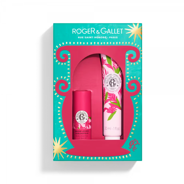 Roger&Gallet Gingembre Rouge Balsamo Labial 3,5g + Crema de Manos 30 ml