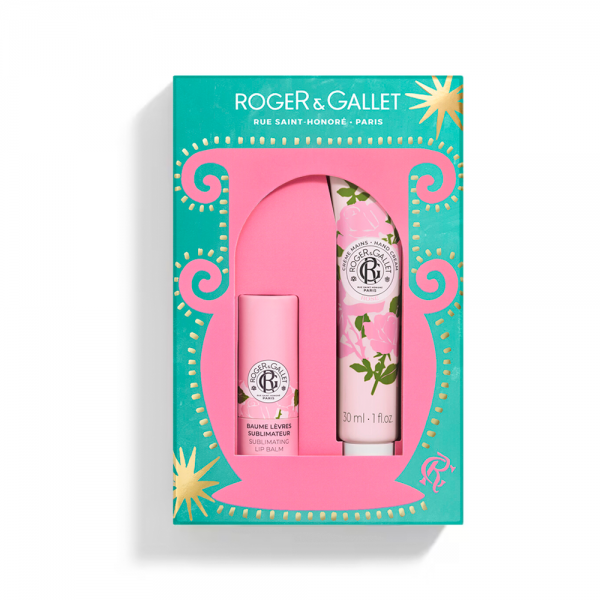 Roger&Gallet Rose Balsamo Labial 3,5g + Crema de Manos 30 ml