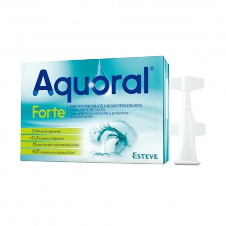 Aquoral Forte Ácido Hialurónico 0,4% Monodosis 0.5 ml 30 Unidades