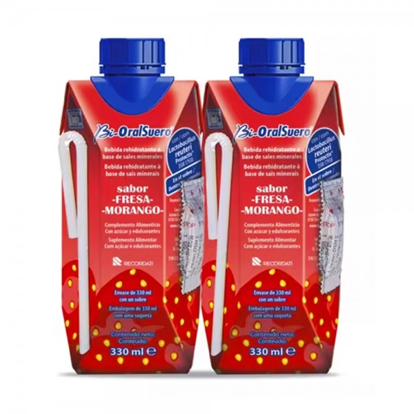 Bioralsuero Fresa 2 Briks 330 ml