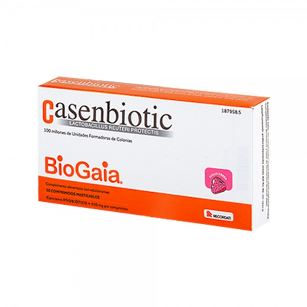 Casenbiotic Fresa 10 Comprimidos