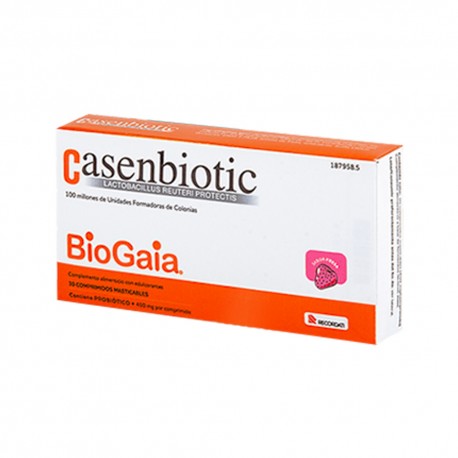 Casenbiotic Fresa 10 Comprimidos