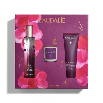 Caudalie Cofre Thé des Vignes Agua Refrescante 50 ml + Regalo Gel de Ducha 50 ml y Vela