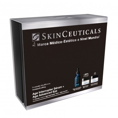 Skinceuticals Cofre A.G.E. Interrupter Ultra Sérum 30 ml + A.G.E. Advanced Eye 15 g (20% dto) + Regalo A.G.E. Interrupter 15 ml