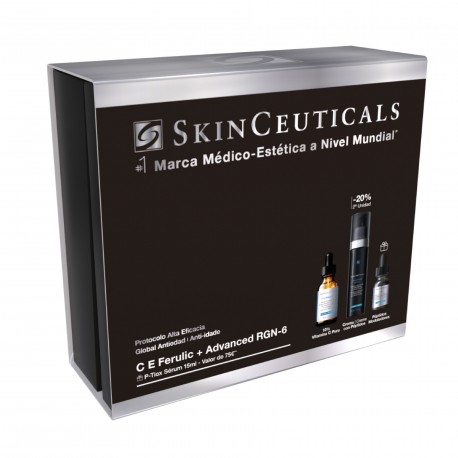 Skinceuticals Cofre C E Ferulic 30 ml + Advance RGN-9 30 ml (20% dto) + Regalo P-Tiox 15 ml