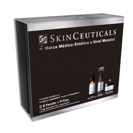 Skinceuticals Cofre C E Ferulic 30 ml + P-Tiox 30 ml (20% dto) + Regalo A.G.E. Interrupter 15 ml