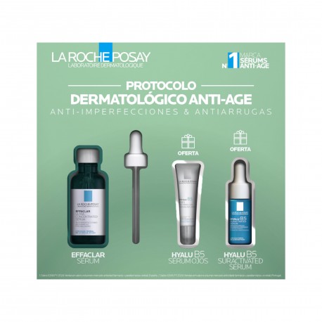 La Roche Posay Pack Effaclar Serum 30 ml + Regalo Hyalu B5 Serum 10 ml y Hyalu B5 Ojos 5 ml