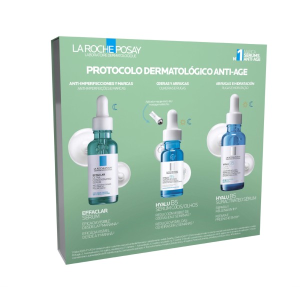 La Roche Posay Pack Effaclar Serum 30 ml + Regalo Hyalu B5 Serum 10 ml y Hyalu B5 Ojos 5 ml