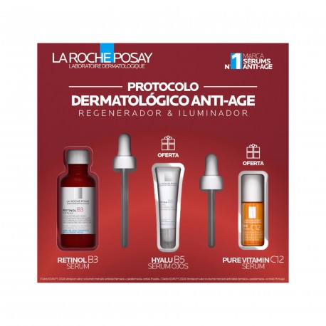 La Roche Posay Pack Retinol B3 Serum 30 ml + Regalo Pure Vitamin Sérum 10 ml y Hyalu B5 Ojos 5 ml