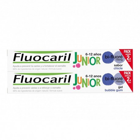 Fluocaril Junior Gel Bubble 75 ml x 2
