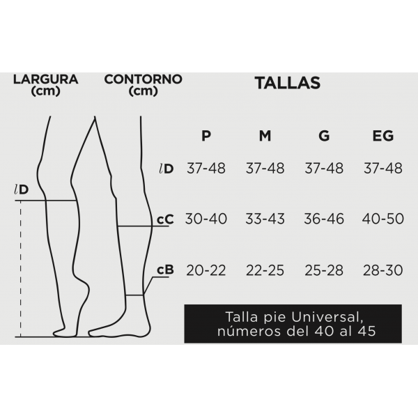 Farmalastic Medias Cortas Talla Mediana