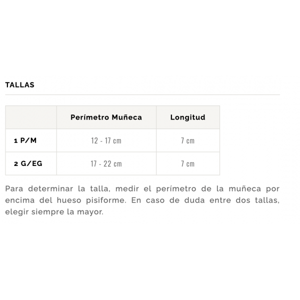 Farmalastic Muñequera Universal Velcro Beige Talla Pequeña/Mediana
