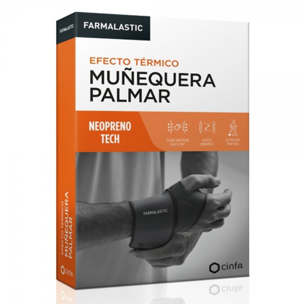 Farmalastic Muñequera Palmar Neopreno-Tech Talla Única