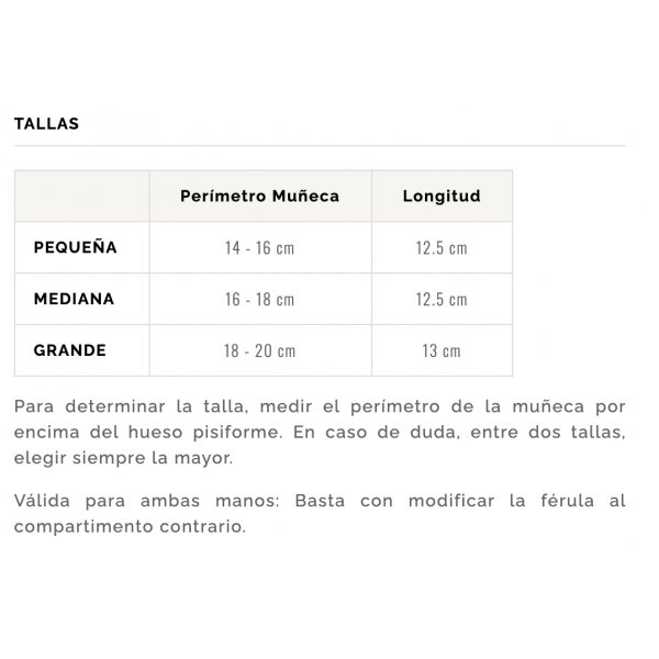 Farmalastic Muñequera Palmar Talla Mediana