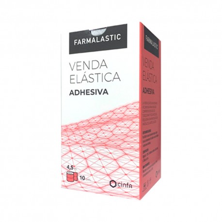 Farmalastic Venda Elástica Adhesiva 10 x 4,5 cm