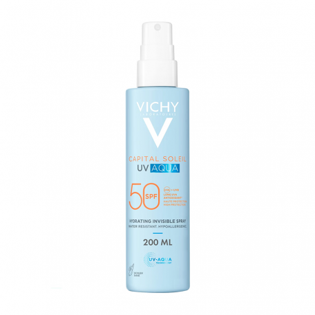 Vichy Capital Soleil UV Aqua Hydrating Invisible Spray SPF 50 200ml