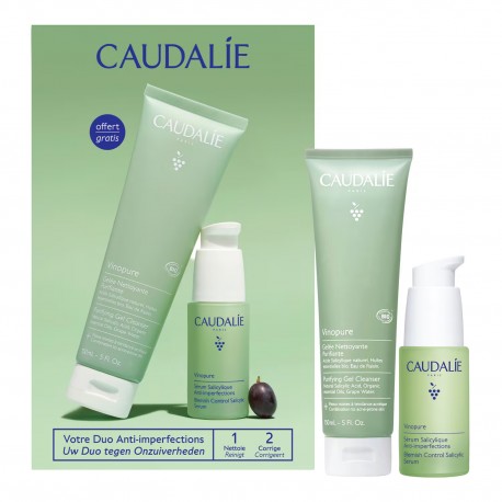 Caudalie Vinopure Sérum Anti-Imprefecciones 30 ml + Regalo Gel Limpiador 150 ml