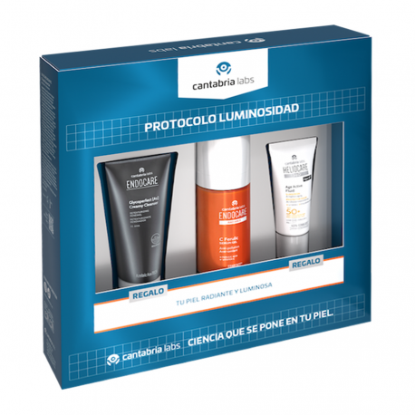 Endocare Radiance C Ferulic Sérum 30 ml + Regalo Glycoperfect Creamy Cleanser 30 ml + Heliocare Age Active Fluid 15 ml