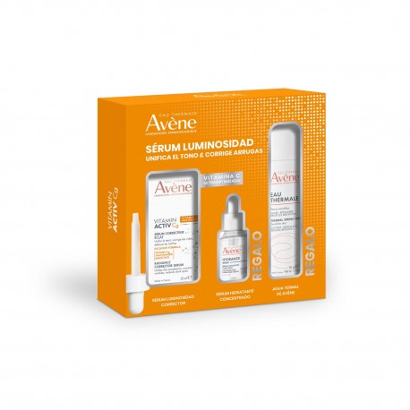 Avène Pack Sérum Luminosidad Vitamin Activ CG 30 ml + Regalo Hydrance Boost 10 ml + Agua Thermale 50 ml 100 ml