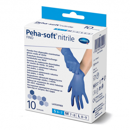 Hartmann Guantes Nitrilo Peha-soft Talla Pequeña 10 unidades