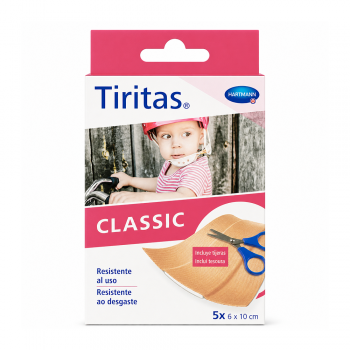 Hartmann Tiritas Classic con Tijera 10 cm x 6 cm 5 apósitos