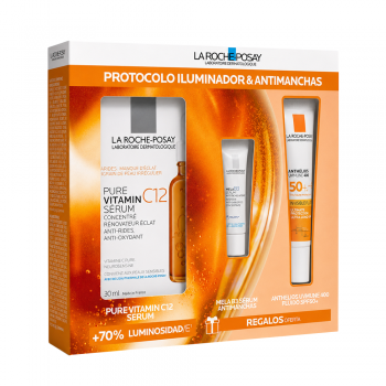 La Roche Posay Pure Vitamin C Sérum 30 ml + Regalo Anthelios UV Mune 15 ml + Serum Mela B3 3 ml