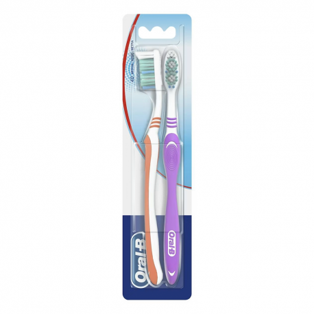 Oral-B Cepillo Shiny Clean Medio Pack 2 Unidades