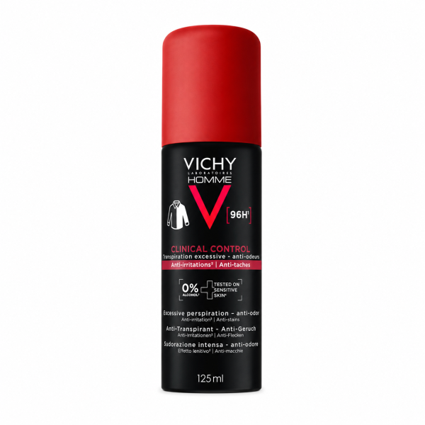 Vichy Homme Desodorante 96 h Antitranspirante Spray 125 ml