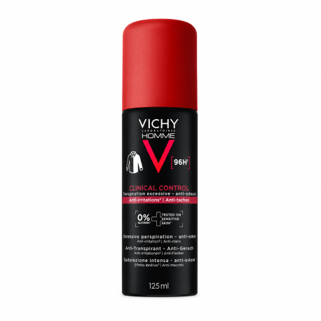 Vichy Homme Desodorante 96 h Antitranspirante Spray 125 ml