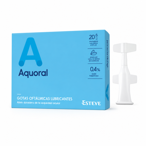Aquoral Ácido Hialurónico 0,4% Monodosis 0.5 ml 20 Unidades